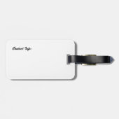 Gepäckanhänger-Strandszene Gepäckanhänger (Rückseite horizontal)