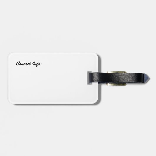 Gepäckanhänger-Strandszene Gepäckanhänger (Rückseite horizontal)