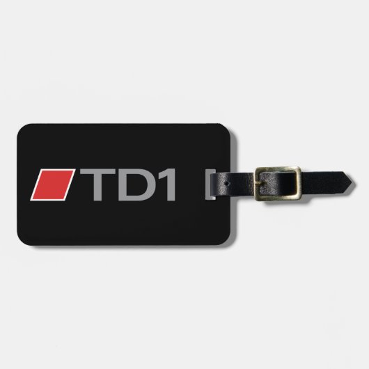 Gepäckanhänger TD1 (Vorderseite horizontal)