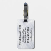 Gepäckanhänger-Template Fußball-Goalie-Angebot Gepäckanhänger (Rückseite vertikal)