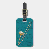 Gepäckanhänger - Trombone (Inhalt) - wählen Sie (Vorderseite vertikal)