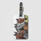 Gepäckanhänger u. BusinessCard Schlitz für (Vorderseite Vertikal)