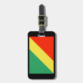 Gepäckanhänger von der Republik Kongo (Vorderseite vertikal)