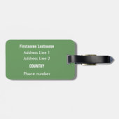 Gepäckanhänger von Horse Lover (Rückseite horizontal)