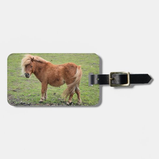 Gepäckanhänger von Pony Lover (Vorderseite horizontal)