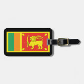 Gepäckanhänger von Sri Lanka (Vorderseite horizontal)