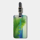 Gepäckanhänger von Turks & Caicos (Vorderseite vertikal)