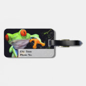 Gepäckanhänger-Wahlen des Frosch-3 Gepäckanhänger (Rückseite horizontal)