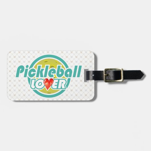 Gepäckanhänger-Wahlen Pickleball Liebhaber-2&2B Gepäckanhänger (Vorderseite horizontal)