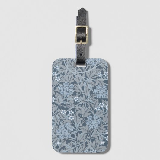 Gepäckanhänger: WILLIAM MORRIS : JASMINE Gepäckanhänger (Vorderseite Vertikal)