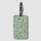 Gepäckanhänger: WILLIAM MORRIS : JASMINE Gepäckanhänger (Vorderseite Vertikal)