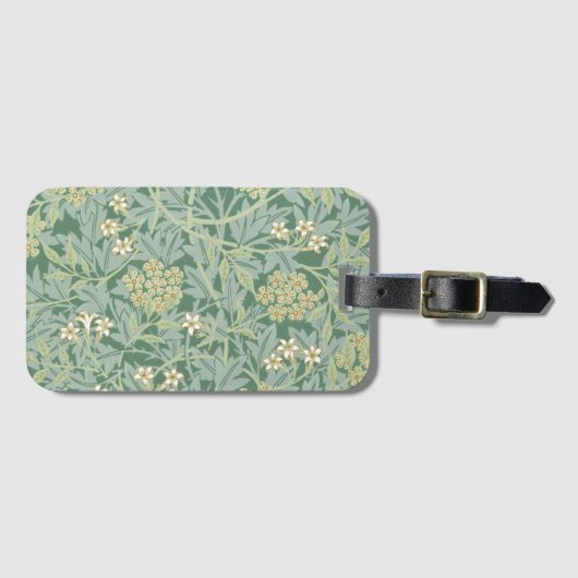 Gepäckanhänger: WILLIAM MORRIS : JASMINE Gepäckanhänger (Vorderseite (Horizontal))