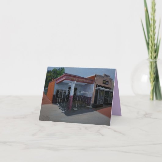 Gepäckaufbewahrung Dankeskarte (Vorderseite)