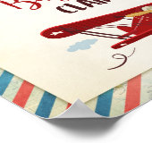 Gepäckaufkleber-Schildkröte Geburtstagskinder Poster (Ecke)