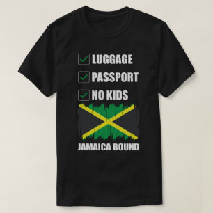 Gepäckausweis Nr. Kinder Jamaica Bound Couple Trip T-Shirt