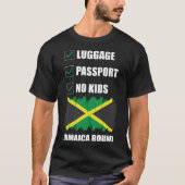 Gepäckausweis Nr. Kinder Jamaica Bound Couple Trip T-Shirt (Vorderseite)