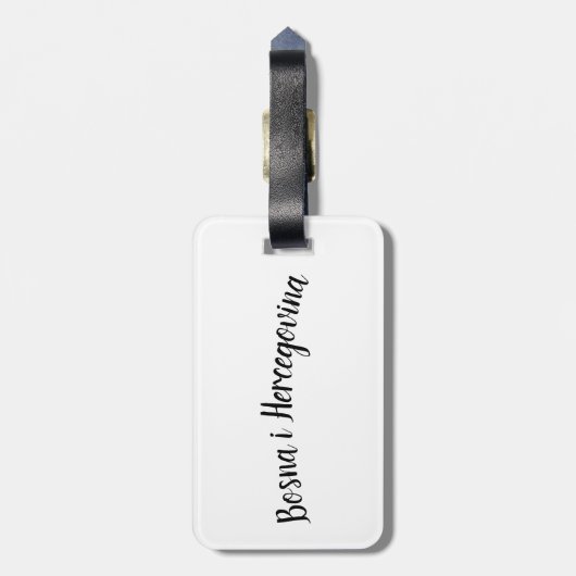 Gepäcketikett  gepäckanhänger (Rückseite vertikal)