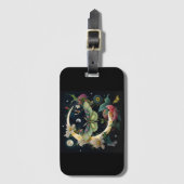 Gepäcketikett - Nachtschmetterling Gepäckanhänger (Vorderseite Vertikal)