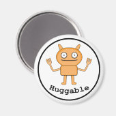 Gepäckig - Standard, 2¼ Zoll runder Magnet (Vorderseite/Rückseite)