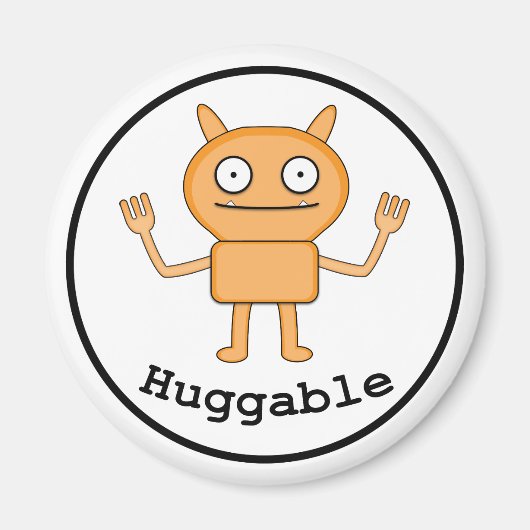 Gepäckig - Standard, 2¼ Zoll runder Magnet (Vorne)