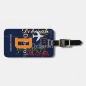 Gepäckkennung Gepäckanhänger (Vorderseite horizontal)