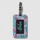 Gepäckmarke "Aloha" Gepäckanhänger (Vorderseite Vertikal)