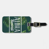 Gepäckmarke Aloha Hawaii Gepäckanhänger (Vorderseite horizontal)