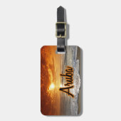 Gepäckmarke Aruba Gepäckanhänger (Vorderseite vertikal)