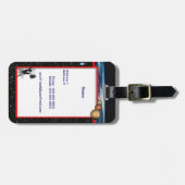 Gepäckmarke Astronomie Gepäckanhänger (Vorderseite horizontal)