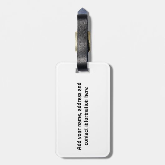 Gepäckmarke auf dem tibetischen Spanisch (Parti) Gepäckanhänger (Rückseite vertikal)