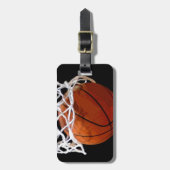 Gepäckmarke Basketball - Beutel Gepäckanhänger (Vorderseite vertikal)