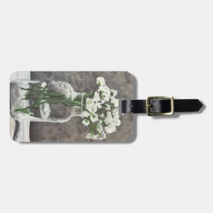 Gepäckmarke - Blume für Stillleben Gepäckanhänger