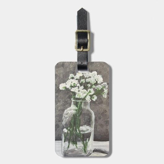 Gepäckmarke - Blume für Stillleben Gepäckanhänger (Vorderseite vertikal)