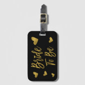 Gepäckmarke "Brito Be Gold Foil" Gepäckanhänger (Vorderseite Vertikal)