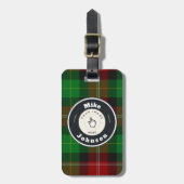 Gepäckmarke - Custom Scottish Kariert (Name hinzuf Gepäckanhänger (Vorderseite vertikal)