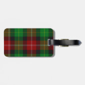Gepäckmarke - Custom Scottish Kariert (Name hinzuf Gepäckanhänger (Rückseite horizontal)