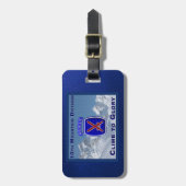 Gepäckmarke der 10. Bergabteilung Gepäckanhänger (Vorderseite vertikal)