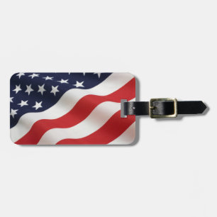 Gepäckmarke der amerikanischen Flagge Gepäckanhänger