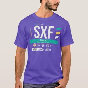 Gepäckmarke des Flughafens Berlin SXF T-Shirt