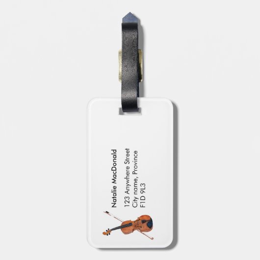 Gepäckmarke - Dockingstation Gepäckanhänger (Rückseite vertikal)