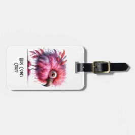 Gepäckmarke Eins-Mit Augen Monster Gepäckanhänger