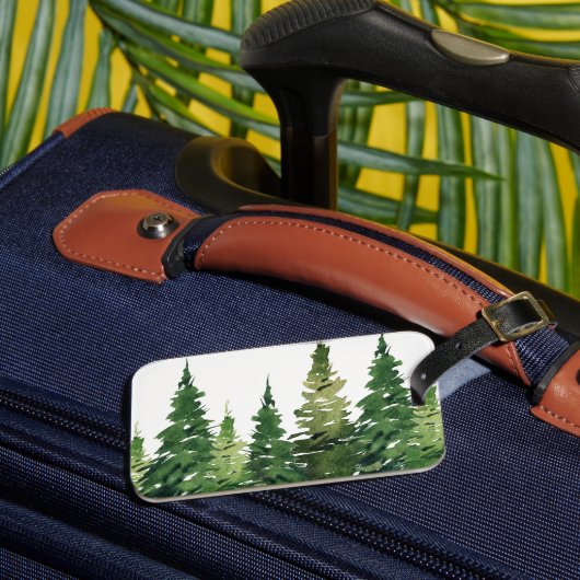 Gepäckmarke - Farbenwald Gepäckanhänger (Vorderseite Insitu 3)