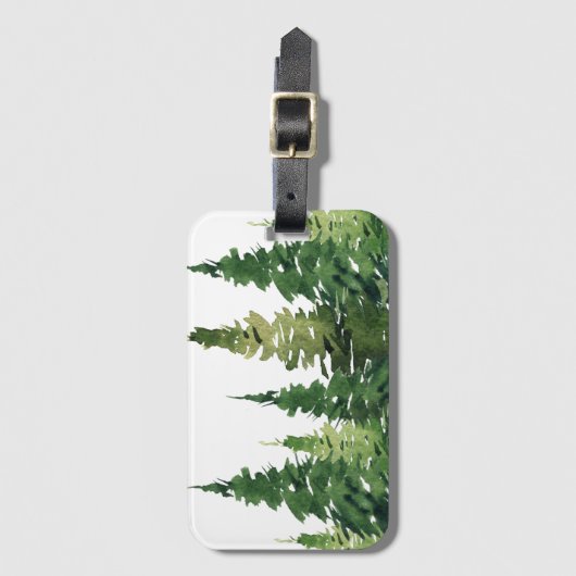 Gepäckmarke - Farbenwald Gepäckanhänger (Vorderseite Vertikal)