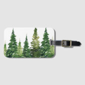 Gepäckmarke - Farbenwald Gepäckanhänger (Vorderseite (Horizontal))