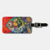 Gepäckmarke Fisch Gepäckanhänger (Vorderseite horizontal)
