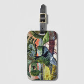 Gepäckmarke für bemalte Landschaft Gepäckanhänger (Vorderseite Vertikal)