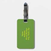 Gepäckmarke für benutzerdefinierte Pferde Gepäckanhänger (Rückseite vertikal)