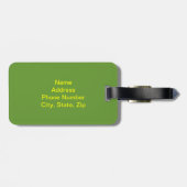 Gepäckmarke für benutzerdefinierte Pferde Gepäckanhänger (Rückseite horizontal)