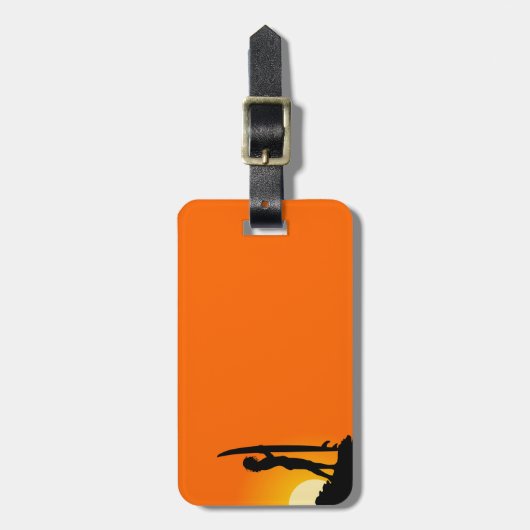 Gepäckmarke für das Mädchen Gepäckanhänger (Vorderseite vertikal)