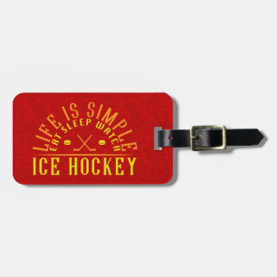 Gepäckmarke für den Eishockey-Ventilator Gepäckanhänger